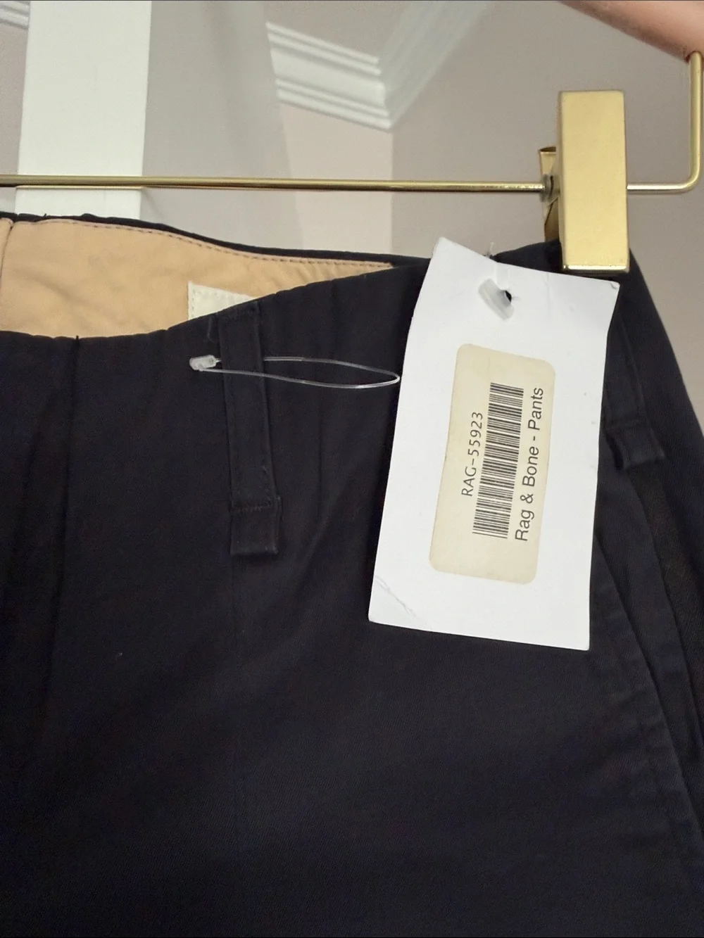 rag & bone navy slim chino pants size 24 - Picture 2 of 8